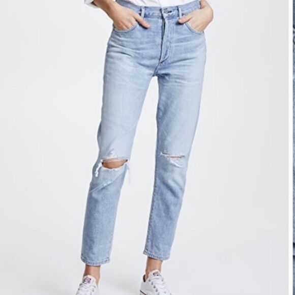 🇺🇸Citizens of Humanity Liya High Rise Classic Fit Crop Jeans - Picture 3 of 14
